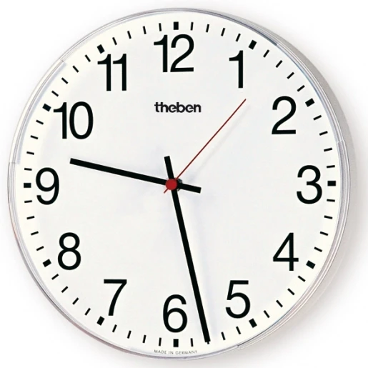 Theben enkelz.wandklok binnen d30cm arabische cijfers