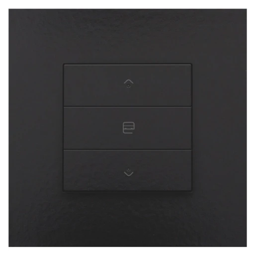 Niko Home Control Bediening motorsturing 3-voudig zwart inbouw IP20 200-52033