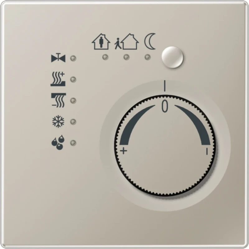 Jung KNX ruimtetherm. LS edelstaal