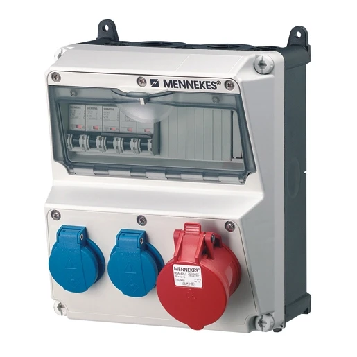 Mennekes AMAXX contactdoos combinatie 2 modules