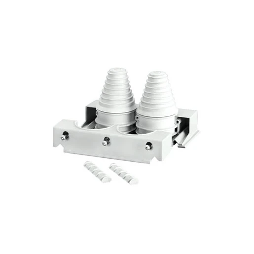 Hensel Aanbouwflens Wandmaat 2 Deelbaar met invoer tulen 2x 72 mm