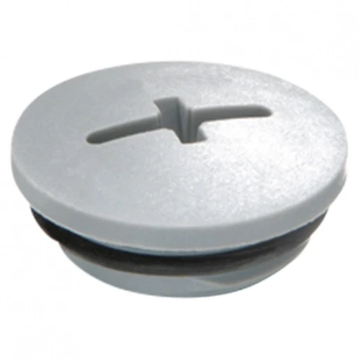 Wiska BLINDSTOP KUNSTSTOF DRAAD M32X1,5 GRIJS GLASVEZELVERSTERKT MET O-RING