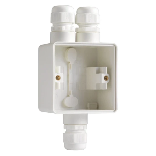 Niko New Hydro Opbouwdoos 3 ingangen 1-voudig wit Horizontaal en verticaal 701-84162