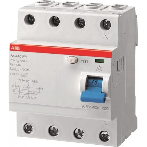 ABB System Pro M Compact Aardlekschakelaar 4p 80A 0.03A type A 2CSF204401R1800