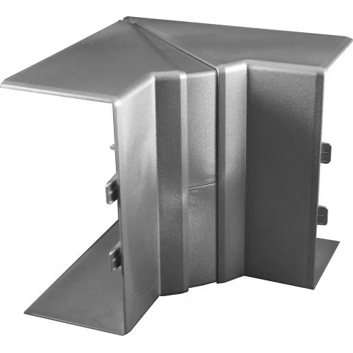GGK binnenhoek wandgoot 130x60mm zilver RAL 9006 18309G
