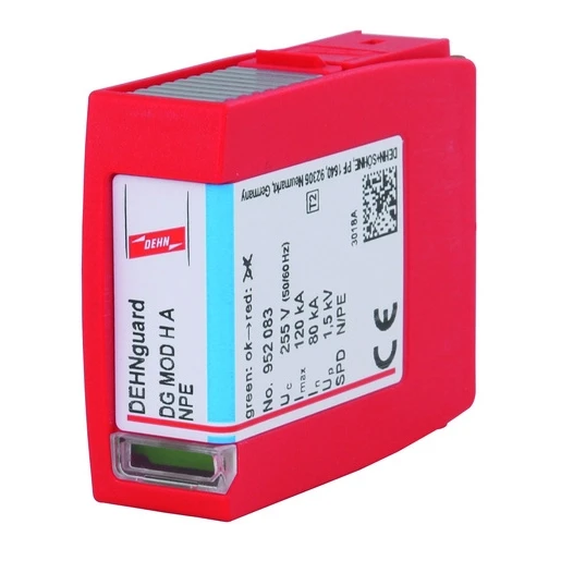 Dehn Surge arrester type 2 n-pe spark-gap based prot.module f.dehnguard a