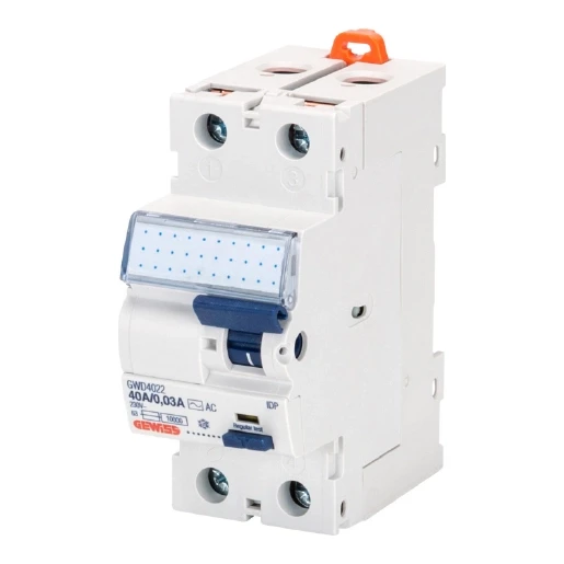 Gewiss 90 RCDS Aardlekschakelaar 2p 40A 0.3A type A GWD4034