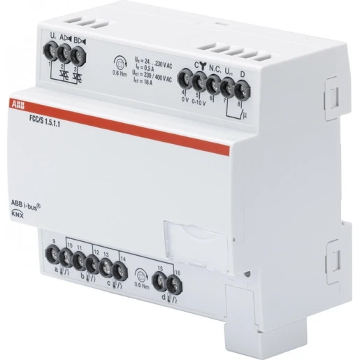 ABB Busch-Jaeger I-Bus KNX Verwarming- koel circuit controller Climaeco KNX 4-voudig 24 - 230V 2CDG110221R0011