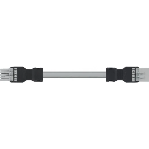 Wago SERIE 891 Patchkabel gebouwinstallatie 5p Contrastekker (female) Stekker 7000mm