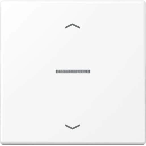 Jung LS range tastafdekking standaard pijlen sneeuwwit enkelvoudig Mat wit RAL 9016 FMLS1700PWWM