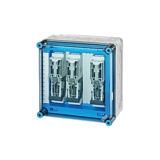 Hensel Mi Lastscheiderkast 3x125A NH000 3p Rail 250A 5 polig BM2 300x300mm