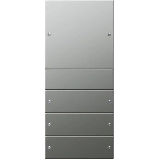 Gira Wippenset 4-v (1+3) System 55 edelstaal