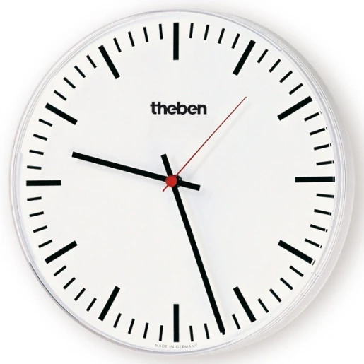 Theben enkelz.wandklok binnen d30cm fijne strepen