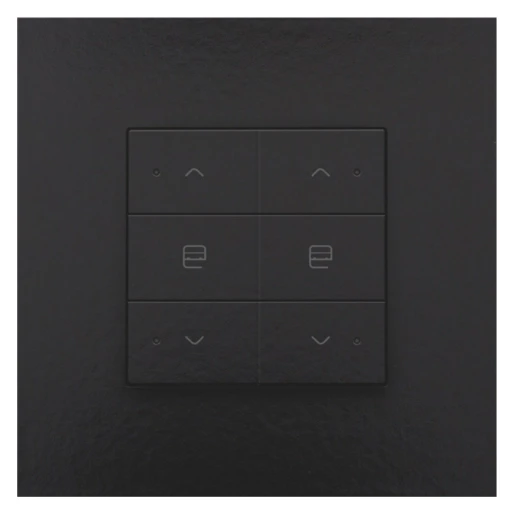Niko Home Control Bediening motorsturing 6-voudig zwart inbouw IP20 200-52036