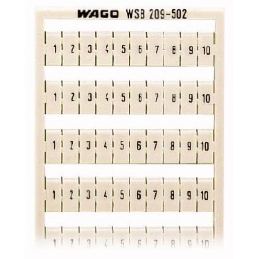 Wago 209 codering rijgklem BG