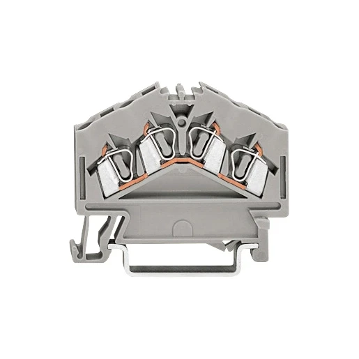 Wago Serie 280 Verbindingsrijgklem 0,08-2,5mm² eendr. 0,08-2,5mm² meerdr. Grijs