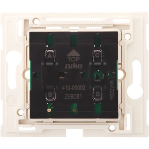 Niko RF System Wandzender + 4 contacten 868MHz 4-kanalen 410-00002