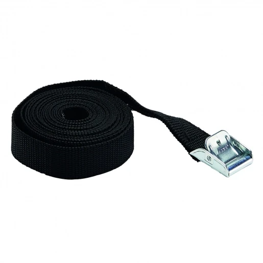 Bizline Spanband met klemsluiting 3 mx25mm zwart