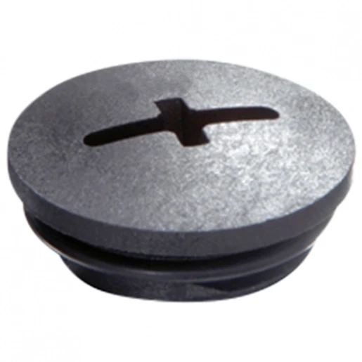 Wiska BLINDSTOP KUNSTSTOF DRAAD M12X1,5 ZWART GLASVEZELVERSTERKT MET O-RING