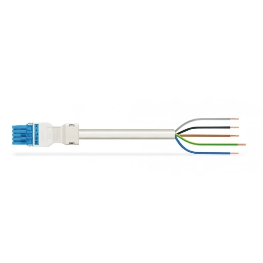 Wago Serie 891 Patchkabel gebouwinstallatie 5p Contrastekker (female) Vrij kabeluiteinde 2000mm