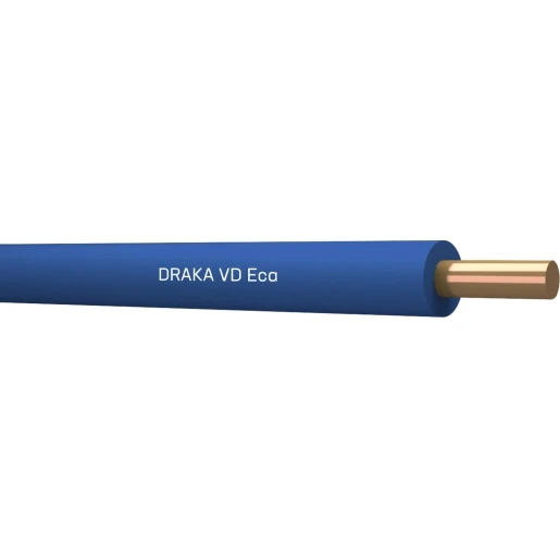 Draka VD Eca Installatiedraad 1x25mm² Eca PVC 70°C blauw 100M Ring 802843F3