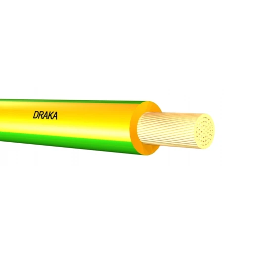 Draka HVDS Cca Installatiedraad 1.5mm² Cca polyolefine 70°C zwart/wit 5000M Doos 834314D3