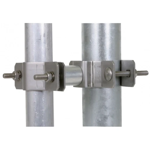 Dehn Fixing clamp for pipes d 40mm w.spacer 35mm for supp.tubes d 45-65mm
