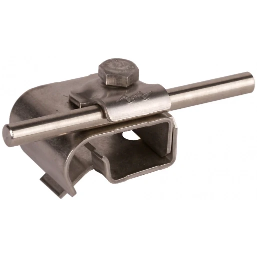 Dehn Gutter clamp stst f.bead 16-22mm with clamping frame for rd 6-10mm