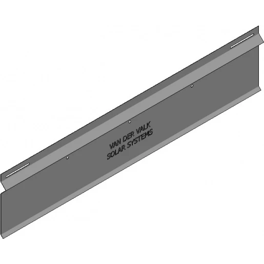 Van der Valk ValkPro+ Achterplaat P10° L=1560mm