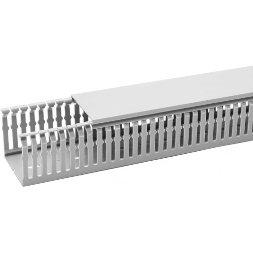 OBO Cablix bedradingskoker en goot 30x30x2000mm PVC grijs RAL 7030 6132620