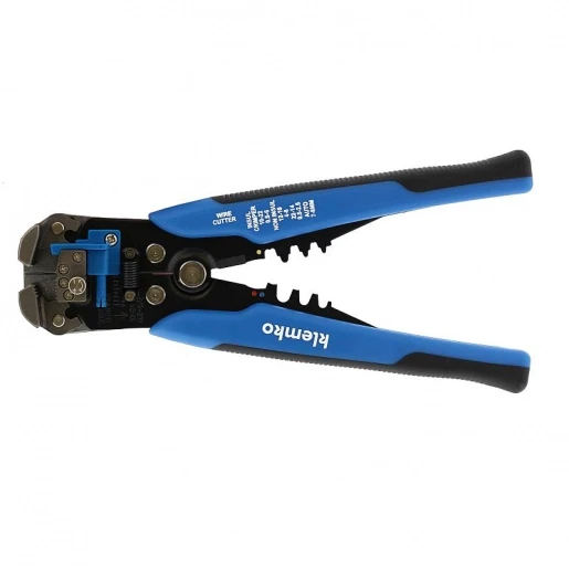 Klemko Universele striptang kabelschoenen 0.4 - 2.6mm Kerfdiepte instelbaar Striplengte instelbaar 900446
