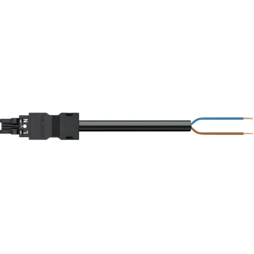 Wago SERIE 771 Patchkabel gebouwinstallatie 2p Contrastekker (female) Vrij kabeluiteinde 4000mm