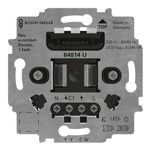 ABB Busch-Jaeger Flex e-contactsokkel 2CKA006800A3047