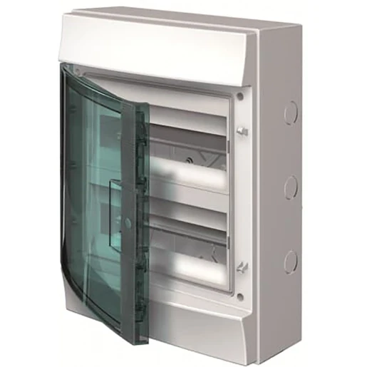 ABB Mistral Installatiekast leeg montagebrug TB aardklem 2x12 modulen Kunststof IP65 1SLM006505A1204