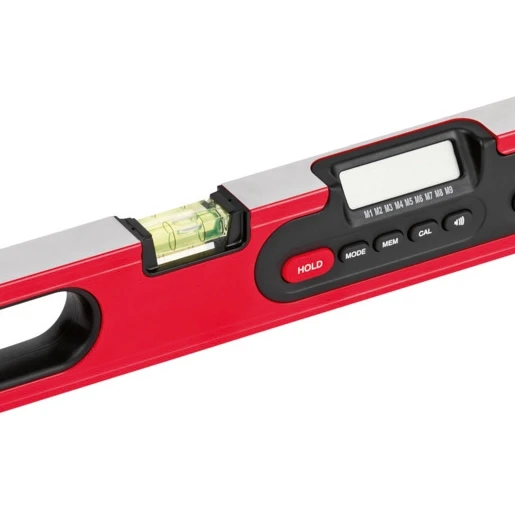 Cimco Waterpas digitaal magneet pro 610mm 2 libellen Aluminium 211532