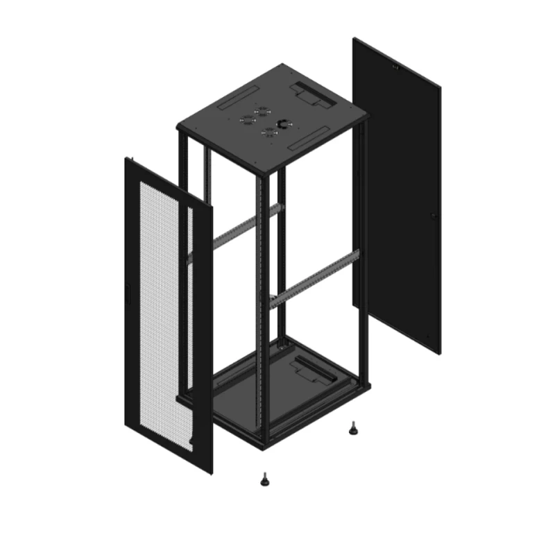 Gigamedia Vloer patchkast AV enkel PER PAR EX 19" 47HE 800x1000mm Zwart GGM 7047810PPSPAREX