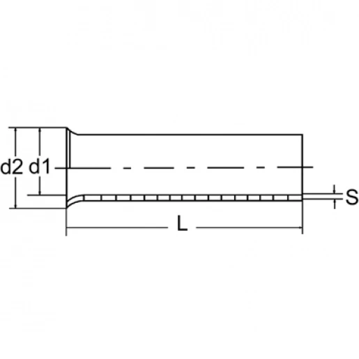 Klemko adereindhuls 1mm² 6mm