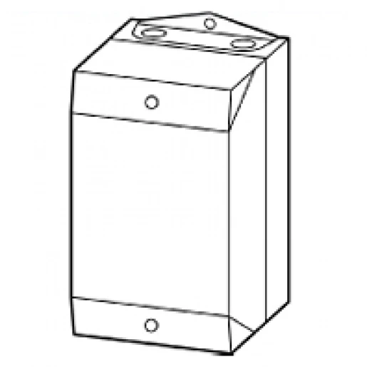 Eaton Kast ci hxbxd=160x100x145mm,+montagerail uitbreekopeningen