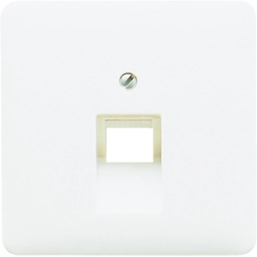 Jung CD range centraalplaat uae8upo cd500 UAE/IAE 1 connector Zonder label wit CD569-1UAWW