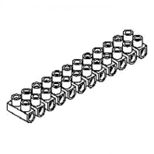OBO Seriekroonsteen 10,0mm2 pp wit