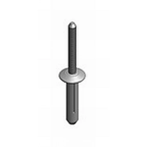 Van der Valk popnagel 6.3x23.4mm Aluminium CT (neopreen ring)