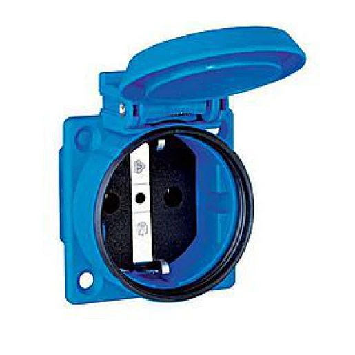 ABL Pro Line machinecontactdoos ra 50x50 250V 16A IP54 blauw 1561-050