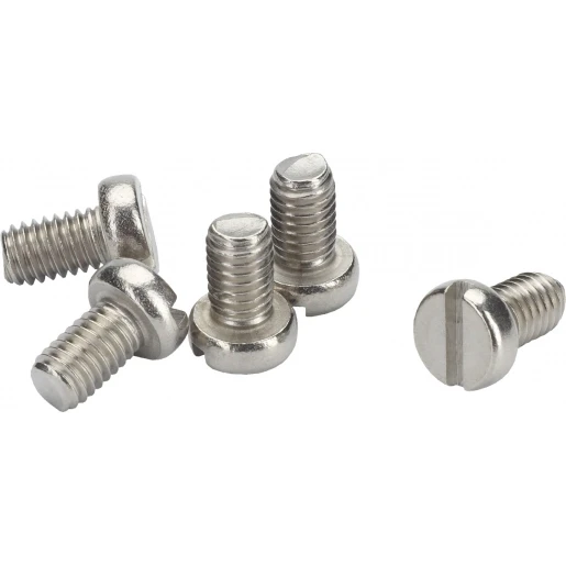 Stago KG281 schroef (1 stuk = 100) M6x10mm Platte kop Schroefgleuf RVS CSU08460400