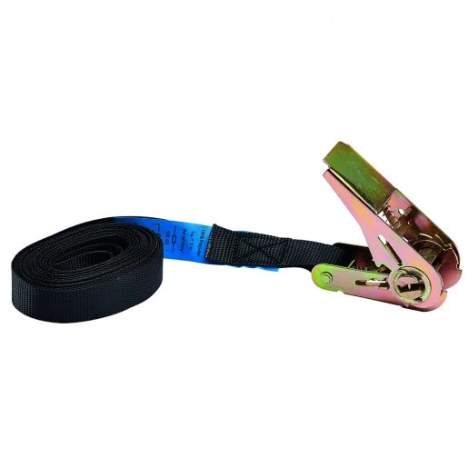 Bizline Spanband eendelig met ratel 5 mx25mm zwart