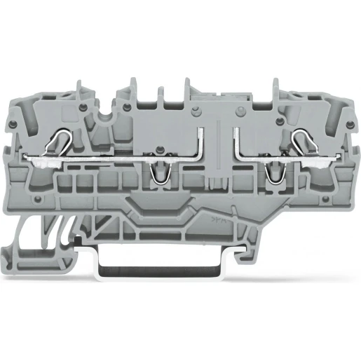 Wago Serie 2002 Verbindingsrijgklem 0,75-4mm² eendr. 0,25-2,5mm² meerdr. Grijs