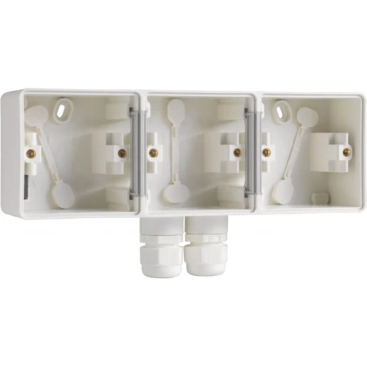 Niko New Hydro Opbouwdoos 1-voudig wit Horizontaal 701-84952