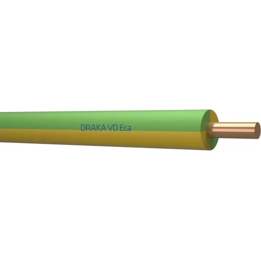 Draka VD Eca Installatiedraad 1x35mm² Eca PVC 70°C groen/geel 1M 806528NN