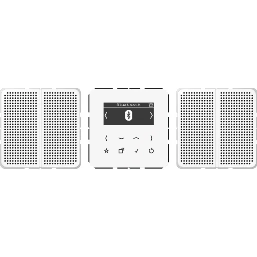 Jung CD range smartradio stereo + bluetooth cd500 alpine wit DAB+ FM ontvanger wit DABCD2BTWW
