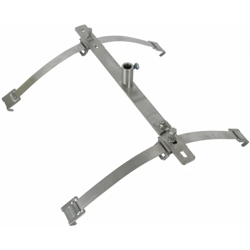 Dehn Holder double w.tensioning strap stst f.ridge a.hip tiles w.socket