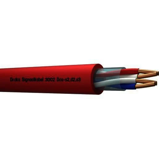 Draka 3000 BM Dca signaalkabel PARIG Rood 2x2x0,8mm - 500mtr